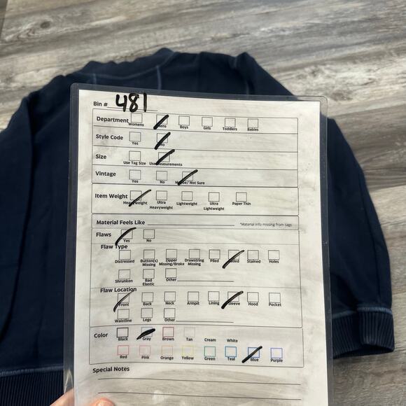 Tommy Bahama Blue Mens XXL Quarter Snap Heavyweight Mock Neck Pullover‎ Sweater - Picture 8 of 8